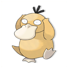 Artwork Psyduck Ken Sugimori