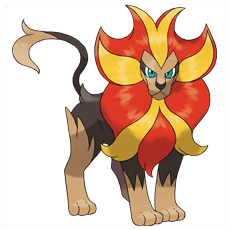 Artwork Pyroar Ken Sugimori