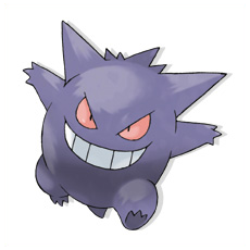 Artwork Gengar Ken Sugimori