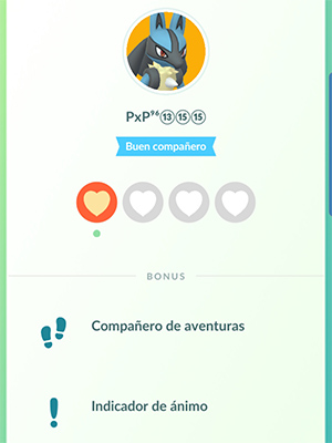 Compañero Pokémon - Pokémon GO - Pokéxperto
