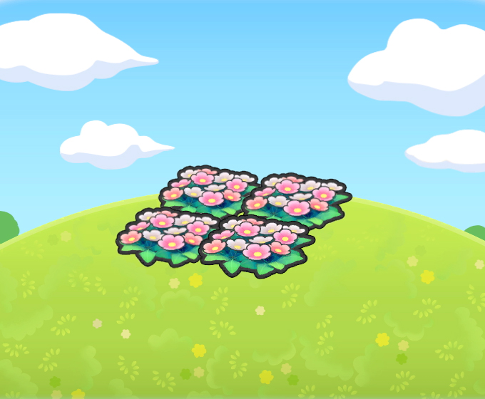 Lecho de flores hermoso