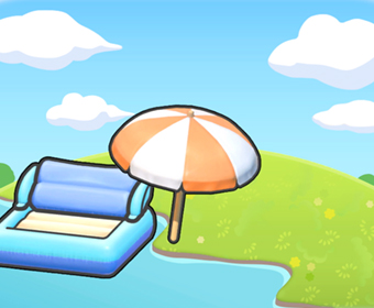 Zona de chapoteo con sombra