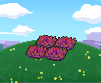 Herbazal rojo elevado