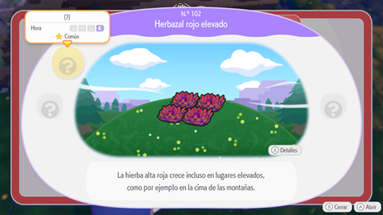 Herbazal rojo elevado