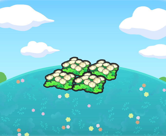 Lecho de flores esponjoso