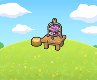 Mesa con pastelitos elegantes